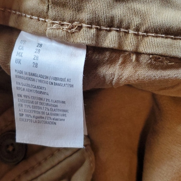 American Eagle khaki chino shorts - Picture 2 of 3